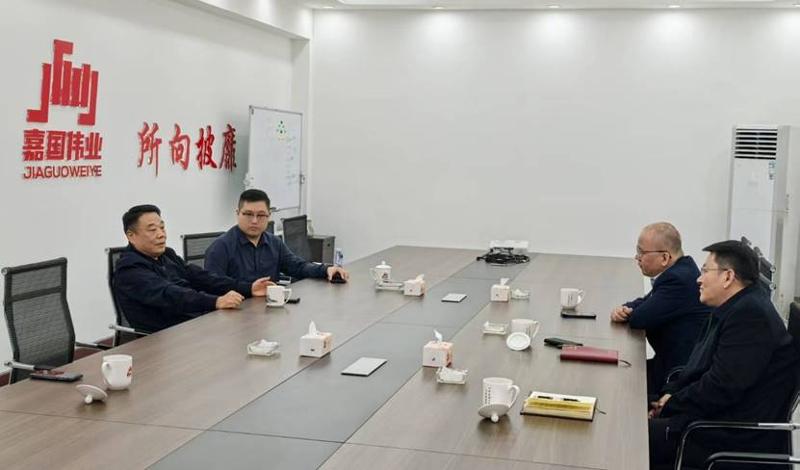 趙亮拜訪新疆嘉國(guó)偉業(yè)董事長(zhǎng)韓寶祥