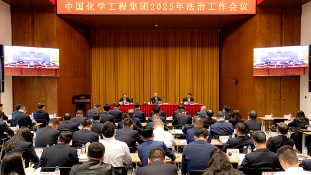 中國化學(xué)召開2025年法治工作會議