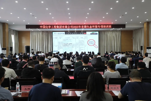 中國化學(xué)舉辦2025年首期生態(tài)環(huán)保專項培訓(xùn)班