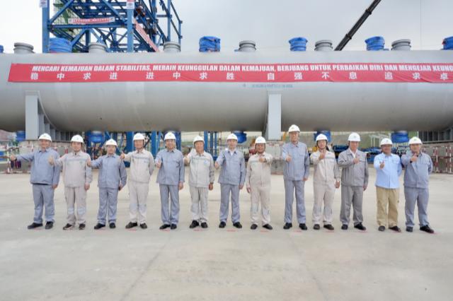 莫鼎革調(diào)研中國化學(xué)在印尼重點(diǎn)項(xiàng)目