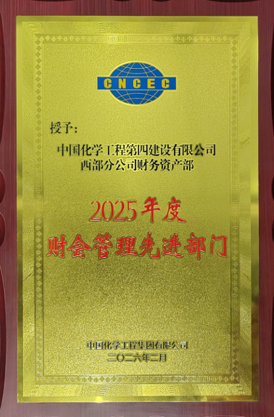 榜樣如燈 追光前行③ | 四化建西部公司財(cái)務(wù)資產(chǎn)部獲評集團(tuán)公司2025年度財(cái)會(huì)管理先進(jìn)部門
