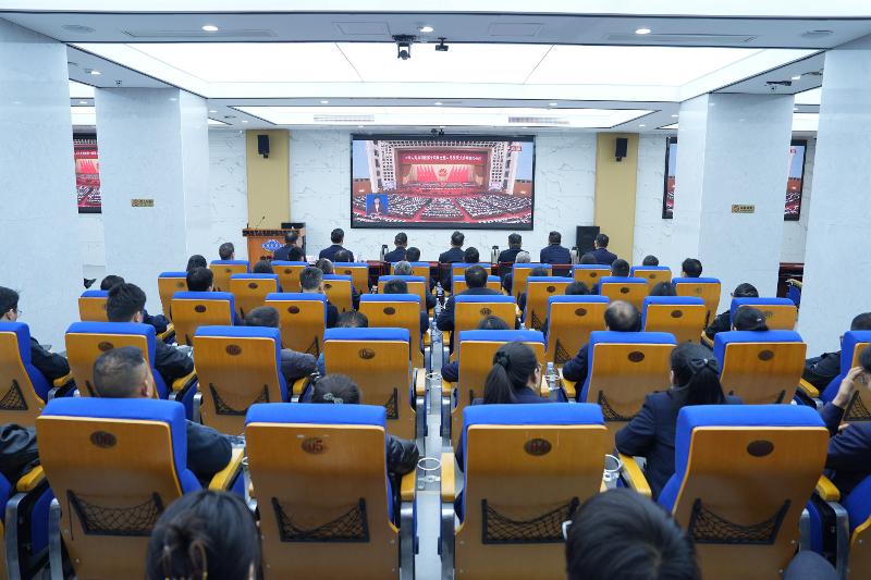 聚焦兩會(huì) | 四化建組織收看十四屆全國人大四次會(huì)議開幕會(huì)